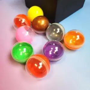 20P 50mm 추첨 컬러 반투명 뽑기 가챠 볼 캡슐/축제/생일/유치원/경품/선물/학원/놀이/게임/플라스틱/공/어