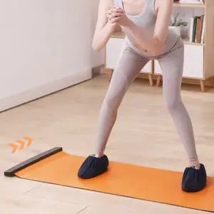 고강도 하체 운동 슬라이딩 보드 매트 140cmx50cm 유산소 코어 복근 스케이트