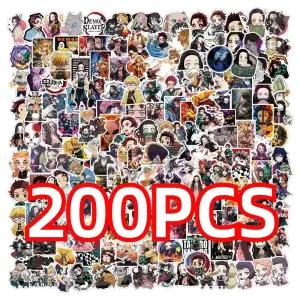 귀멸의칼날 100200개 만화 애니메이션 스티커 노트북 가방 스케이트 보드 기타 전화 아이 완구