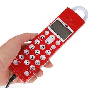 맥슨007 벽걸이겸용 발신자정보표시 CID 유선전화기 어르신 부모님 효도 회사 집 일반