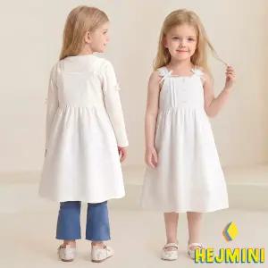 [헤이미니] 블러시뷔스티에원피스