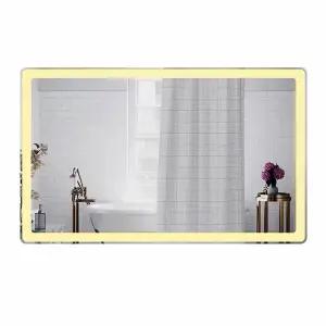 욕실조명거울 LED벽걸이사각 대형세면대 화장대백라이트조명 스마트거울