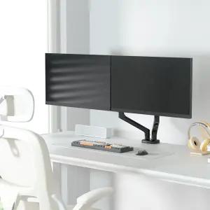 픽셀아트 스탠디아 A200 듀얼 모니터암 거치대 블랙