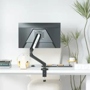 픽셀아트 스탠디아 A100 싱글 모니터암 거치대 블랙