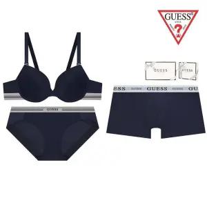 [선물포장쇼핑백] 네이비 커플속옷세트 OEWBR191BP191DR163DNV