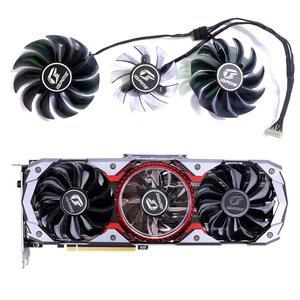 다채로운 Igame GeForce RTX 2070S 고급 OC 그래픽 맵을 위한 새로운 냉각 팬 8PIN PVA080E12R GPU