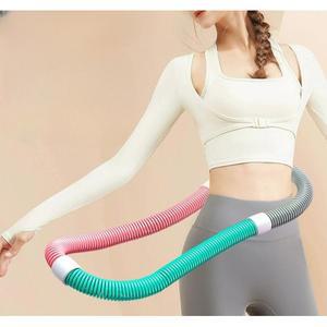 훌라후프 스프링 소프트 뱃살관리 약 운동 고효율 핑크그린그레이 1.6kg