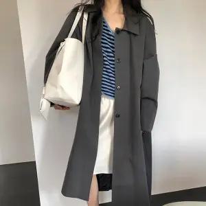 [메이비베이비] Darby Trench Coat (차콜)