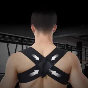 스마트 자세교정기 척추지지대 어깨펴기 굽은등교정기 가정용 정밀 빛충전 S 45~55kg