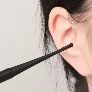 2in1 나선형 실리콘 귀이개 귀파개 귀후비개 실리콘귀 이개 귀지 제거 파개 귀청소 청소기