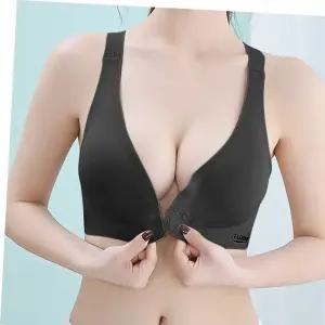 심리스 노와이어 브라 앞후크 가슴볼륨 뽕브라 2컬러