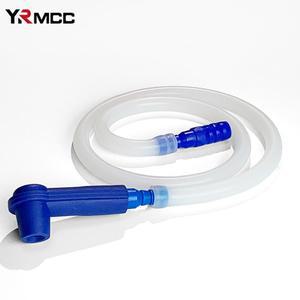 호스가있는 자동차 브레이크 유체 오일 교환 펌프 빈 배수 오일 블 리더 자동 브레이크 오일 링 커넥터 도