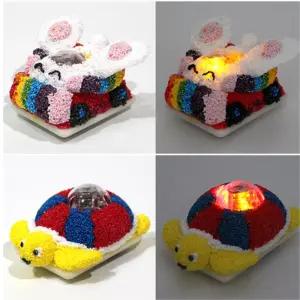 10인세트 늘봄교실 단체활동 볼클레이 LED 풀백자동차 만들기 과학관 학습원 실험교구