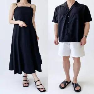 남성 OP03AS62 여성 커플 여름 파티 드레스