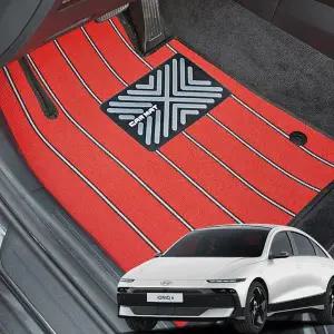 [몬스터클래스]더뉴 아이오닉6 라인 뉴 코일매트 1열+2열 슬림핏 카매트 자동차 발판 용품