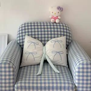 패브릭 등받이 쿠션 A 베개 리본 소파 침대