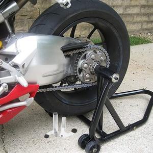 1쌍 중형 오토바이 리프트 스탠드 U자형 후륜 지지대 간편 설치 하중 유지보수 도구