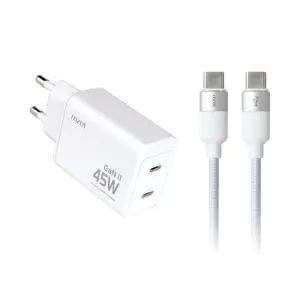 rozet 초고속 듀얼C타입충전기+CtoC케이블 RX-5970CC 어댑터 아답타 멀티 PD C충 가정용 C형 급속 용포트