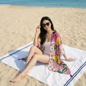 시스루 커버업 롱로브 롱가디건 비치웨어 수영복가디건 바캉스룩 BK160-06