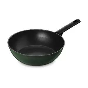 [바겐슈타이거] 톤앤톤 티타늄코팅 궁중팬 28cm 딥그린 웍 튀김 볶음팬