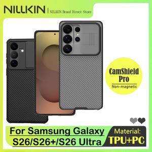 삼성 갤럭시 S26/S26+/S26 울트라 케이스, 슬라이딩 카메라 커버 포함, 닐킨 긁힘 프라이버시 보호 캠쉴드 프로, 및 방지