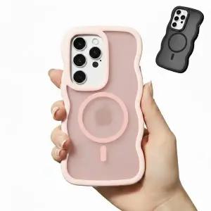 갤럭시 S26 S25 플러스 울트라 맥세이프 케이스 웨이브물결 지문방지 파워범퍼 구르미