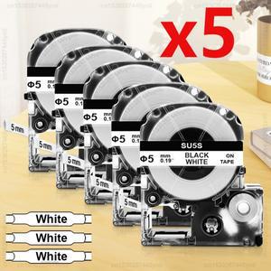 엡손 열 수축 튜브 호환 테이프 SU5S LW-300 라벨 프린터용 3/5PK 3.5/5/11mm