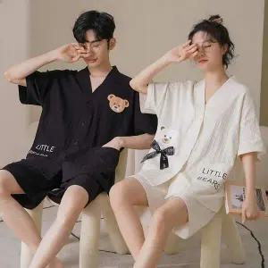 여름커플잠옷 XV934477 세트 냉장고 파자마 신혼 빅사이즈