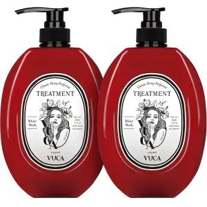 뷰카 클래식 딥 퍼퓸 단백질 극손상 케어용 트리트먼트 화이트머스크향 1.05L 2개