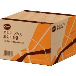 광진산업 클리어와이퍼 화이트 L-200 200매