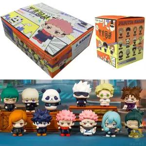 주술회전 피규어 소형 애착 인형 랜덤박스 고죠 사토루 유도 토우지 료멘 스쿠나