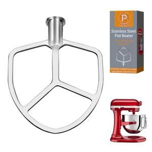 키친에이드 6쿼터 볼-리프트 스탠드 믹서와 호환되는 스테인리스 스틸 플랫 비터