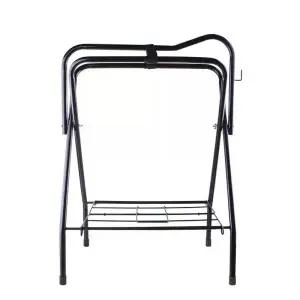 프리미엄 안장 랙 거치대 말안장 수납 장비 행거 건조대 블랙 1세트