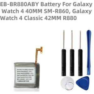 갤럭시 워치 4 40mm/42mm R860 R860 R865U용 배터리 EB-BR880ABY 갤럭시 워치 4 44mm/46mm R870 SM-R875U용
