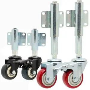 저소음 흡수 대문 충격 캐스터 철문 쇼바 스프링 바퀴