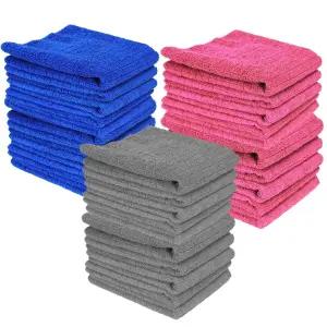 미소진 초극세사 경편 바둑 걸레 40x40cm 10매입/청소/세차/주방/물기제거/매장/음식점/다목적/행주/손걸레