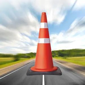 헤비 칼라콘700 라바 도로 안전 주차금지 표지판 꼬깔 교통 안전봉 대형 고무