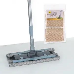청소 밀대 일반형 회전형 청소포 막대 걸레 바닥 용품 교체용 다용도 극세사 건식 먼지 습식 도구