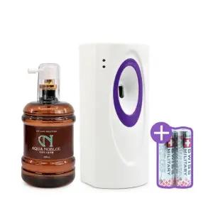 Kimspp 아쿠아 노블리제 액상방향제(향 9종)택1+보라 자동분사기+건전지 실내공간 화장실방향제