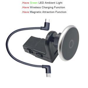 BMW IX 시리즈 G60 2023 차량용 시트 폰 마그네틱 무선 충전기 스탠드 패드 홀더