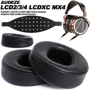 각진 이어 패드 AUDEZE LCD2 LCDXC MX4 천공 양가죽 진피 헤드폰 메모리 커버 스펀지