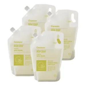 컨센서스 발효초 주방세제 리필 1.2L 레몬앤바질향 x4개