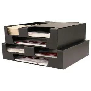 카페 비닐 봉투 디스펜서 테이크아웃 캐리어 정리함 매장 일회용품 수납함 컵홀더 거치대