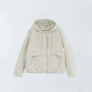 [롯데백화점]앤클라인 포켓 후드 패딩 점퍼 E6IS005