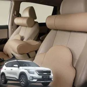 셀토스 가죽쿠션 메모리폼 등쿠션 목쿠션 팔쿠션