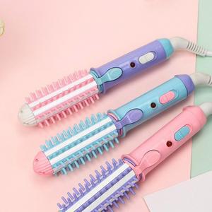 앞머리 헤어롤 고데기 기숙사 파란색 롤고데기 볼륨 여행용 색상 헤어 컬링 고정꼬리