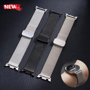 삼성 갤럭시 워치 울트라 2025용 밀라니즈 스트랩, 8 40 44mm/8 마그네틱 팔찌 스틸 메탈 클래식용 밴드, 스테인리스