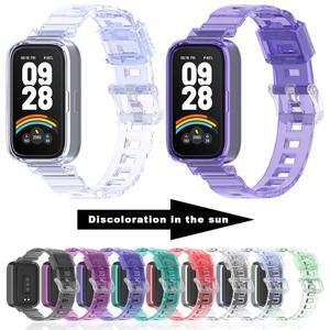 Redmi 밴드 2/3 손목 팔찌 용 시계 스트랩 Xiaomi Band Watchband 햇빛 변경 SmartWatch 색상 8/9 Active