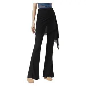 여성 공연 치마 스커트 댄스복 바지 라틴 팬츠 무용 쉬폰 라인댄스복 레깅스 의상