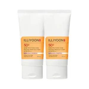 일리윤 저자극 이지워시 선크림 80ML 2입